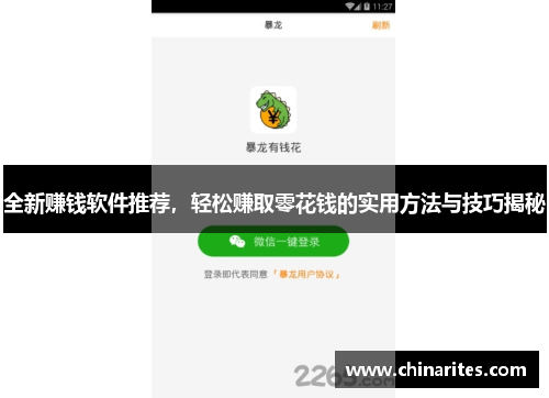 全新赚钱软件推荐，轻松赚取零花钱的实用方法与技巧揭秘